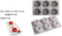 6 Cavity Swirl Shapes Silicone Cake Mold Form Chocolate Cookies Pudding Ice Cream Trays Pastry Baking Tools Bakeware Pan...
