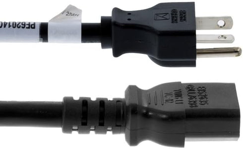 Heavy Duty AC Power Cord, 15A/250V, 14 AWG, 6-20P to C13, (NEMA 6-20P to IEC-60320-C13), Black, Lifetime Wty (3 ft)...