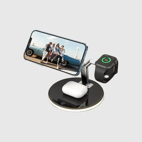 Wireless Charging Stand - Fast Wireless Charger - 3 in 1 Charging Station for Apple AirPods Pro 3 2 Apple Watch Ultra 8 7 SE 6 5 4 iPhone 14Series...