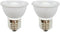 Anyray 2-LED Light Bulbs HR16 120V E27 MR-16 JDR C Hood Lamp Short Neck E26 (Warm White)...