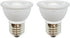 Anyray 2-LED Light Bulbs HR16 120V E27 MR-16 JDR C Hood Lamp Short Neck E26 (Warm White)...