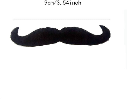 Anyumocz 48PCS Self-Adhesive Fake Mustaches - Novelty Fake Mustaches for Masquerade Party Performance...