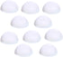 10pcs White Foam Half Ball Christmas Craft Ornaments, 2inch(Diameter)...