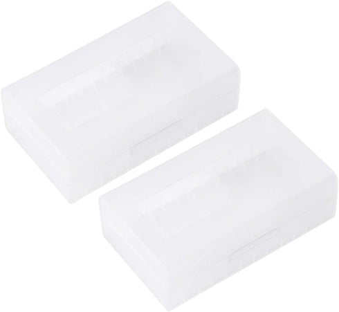Socobeta Battery Holder, Battery Case Waterproof Battery Box 2 Pcs Portable for 220700/21700 Battery...