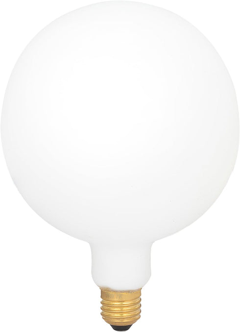 Liii&ARTMAN LED Large Globe Oversized Big Bulb 5.9' G47/ G150 7W E26 Dim to Warm 2000K-2800K High Color Accuracy CRI95 Flick-Free Matt Opal Porcel...