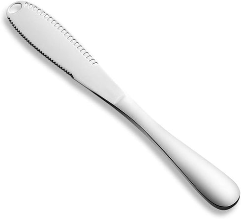 The Better Butter Spreader Knife, Butter Knife Spreaders, Stainless Steel Butter Knives Curler, Butter Knifes for Cold Butter Slicer with Holes, B...