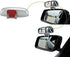 Blind Spot Wide Angle Auxiliary Mirror Car Silver Adjustable Rearview Mirror...