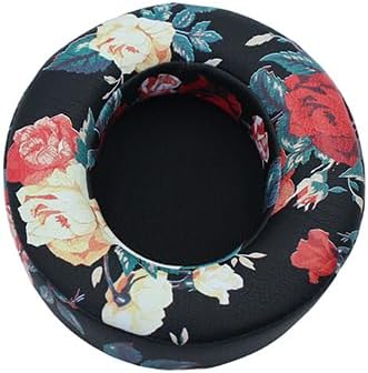 Replacement Ear Pads Compatible with Beats Studio 2 & 3 Wired/Wireless/Model B0501 B0500 Headphones, Protein Leather and Memory Foam, Black Flower...