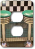 3dRose lsp_92888_6 New Mexico, Albuquerque, 66 Diner, Route 66 US32 MDE0054 Michael Defreitas 2 Plug Outlet Cover...