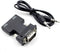 HDMI to VGA Adapter, 1080P 60Hz, with 3.5mm Audio Cable, Compatible for Laptop Computer to TV Projector Monitor...