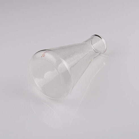 stonylab 1-Pack Glass 250 ml Heavy Wall Narrow Mouth Erlenmeyer Flasks with Heavy Duty Rim - (250ml Fits with StonyLab 7# Rubber Stopper)...