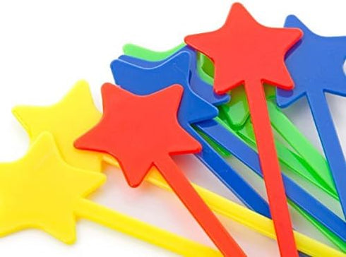 Comicfs 250 Pcs Plastic Star Toothpicks Picks for Appetizers, 3.5'' Fruit Fork Cocktail Sticks Disposable, Cocktail Sticks and Cocktail Picks for ...