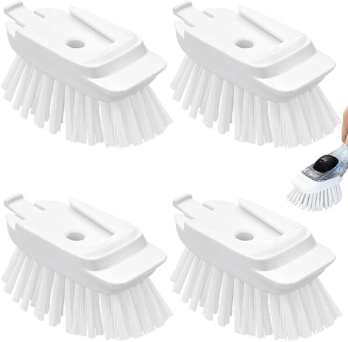New Brush Refills for OXO New Soap Dispensing Dish Brush - 4 Pack Dish Brush Cleaning Soap Dispensing Head Replacement for Scrubber...