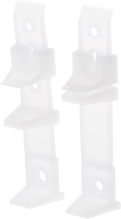 Prime-Line N 6564 Self-Adjusting By-Pass Door Bottom Guide (2 Pack)...