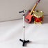 LUOZZY Miniature Microphone Mini Musical Instrument Dollhouse Mini Microphone Model with Stand for 1:12 Dollhouse Accessories Display - Black...