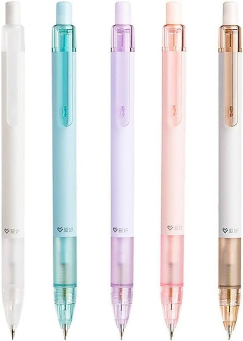 2Pcs 0.5mm Mechanical Pencil, Simple Propelling Pencil, Fashion Movable Pencil, Cute Eraser Top Press Pen, Cute School Supplies for Writing,Drawin...