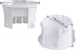 Glass Water Pitcher Lids Food Grade Plastic Anti-Dust Splash Resistant Stoppers Covers for Water Jug Glass Bistro Pitcher 2 pieces(White)...