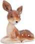 RAZ Imports INC Vintage Style Laying Deer Figurine - 6.75" Glittery Baby Deer Statue - Woodland Animal Figurine...