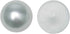 Chenkou Craft Random 1900pcs Assorted 7 Sizes(3/4/5/6/7/8/10mm) Blue Imitation Half Pearl Bead Flat Back Gem Scrapbook Craft DIY Loose Beads + Pla...