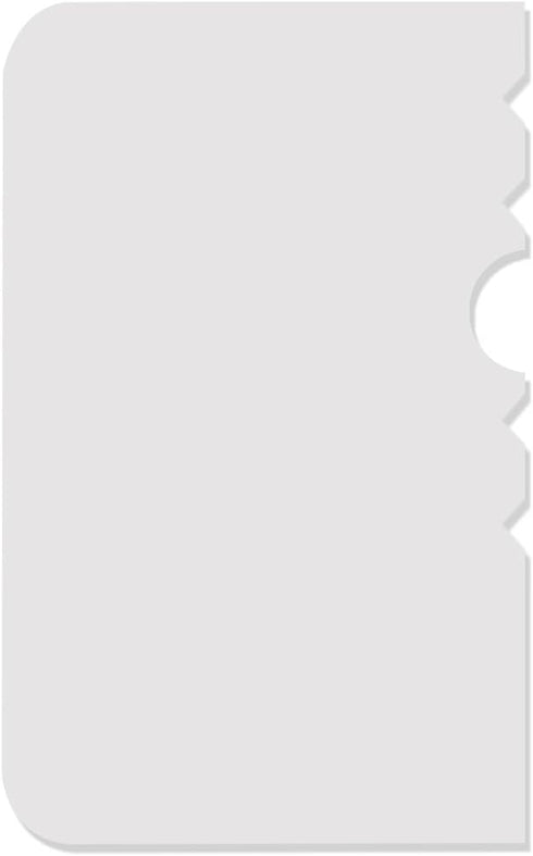 PME SIDE SCRAPERS - PATTERNED EDGE PLASTIC SET OF 4...