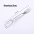 2-in-1 Stainless Steel Fruit Cutter, 2024 New Watermelon Fork Slicer Cutter Slicer Tool, Dual Head Fruit Forks Slicer Knife for Home Kitchen Gadge...