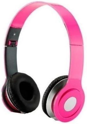HeadGear 3.5mm Foldable Headphone Headset for Dj Headphone Mp3 M Pc Tablet Music Video and All Other Music Playersp (Pink)......