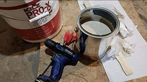 Edward Tools Paint Mixer Drill Attachment - Helix Mixer for 1 Gallon of Paint Epoxy, Resin, Silicone - Consistent Even Flow Stirrer Paddle - Works...