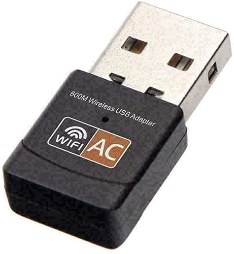 USB WiFi Adapter, AC600 Mbps Dual Band 2.4/5Ghz Wireless Mini Network Adapter 802.11 , Support PC Desktop Laptop MAC Book Windows Notebook...