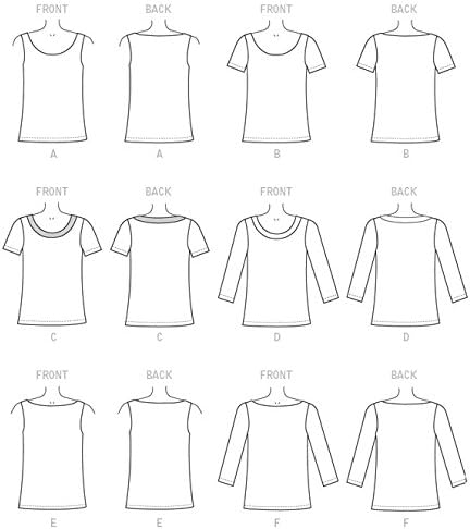 McCall's Patterns M7322 Misses' Pullover Tops, ZZ (Large-X-Large-XX-Large)...