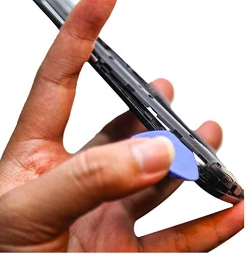 10 Pieces Universal Triangle Plastic Pry Opening Tool for Mobile Phone Laptop Table LCD Screen Case Disassembly Blue Guitar Picks...