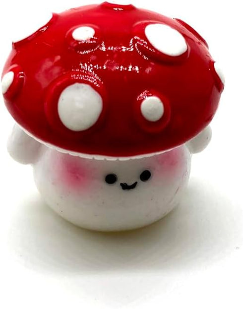 7pcs Red Mini Mushrooms Crafts Little Fairy Garden Mushrooms Tiny Resin Mushroom Decor Fake Mushroom Miniatures Statue for Bonsai Micro Landscape ...