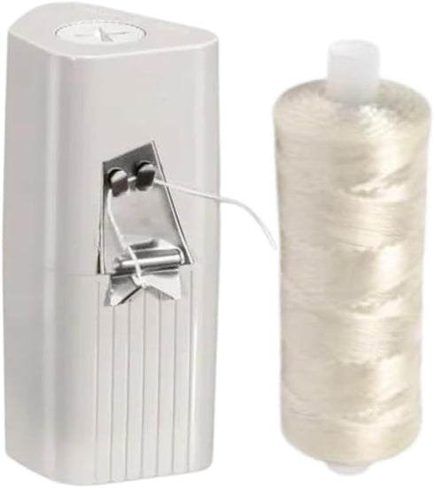 Dental Floss Dispenser - Dental Floss Holder, Dental Floss Dispenser Refillable- Bundled with Dental Floss Refill Spool Mint Waxed- 200 Yards Larg...