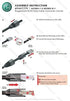 (4 Pack) Genuine Neutrik NE8MX-1 Ethercon Cable Connector Nickel Housing NEW Model!...