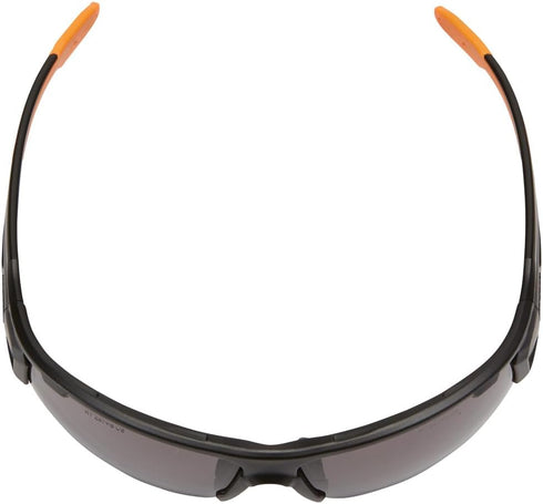 Klein Tools 60162 Safety Glasses, Professional PPE Protective Eyewear with Semi Frame, Scratch Resistant and Anti-Fog, Gray Lens...