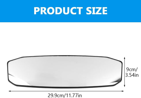 Rear View Mirror, 12" Large Convex Rearview Mirror, Anti-Glare Car Panoramic Rear View Mirror, Learner Driving Instructor Mirror SUVs Universal Ex...