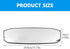 Rear View Mirror, 12" Large Convex Rearview Mirror, Anti-Glare Car Panoramic Rear View Mirror, Learner Driving Instructor Mirror SUVs Universal Ex...