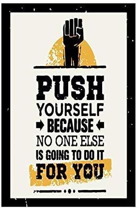 CrafTreat Stencils for Painting on Wood, Canvas, Paper, Fabric, Floor, Wall and Tile - Motivational Quotes Bundle - 5Pcs - Size: 6x6 Inches Each -...
