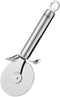 Roesle 12718 Stainless Steel Round-Handle Pizza Cutter Wheel with Thumb Leverage 7.9 in....