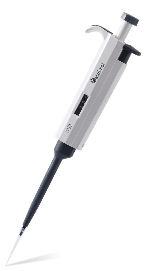 0.5-10?l Adjustable Volume Pipette, Lab Single Channel Micropipette, 10?l High Precision Pipettor Autoclavable...