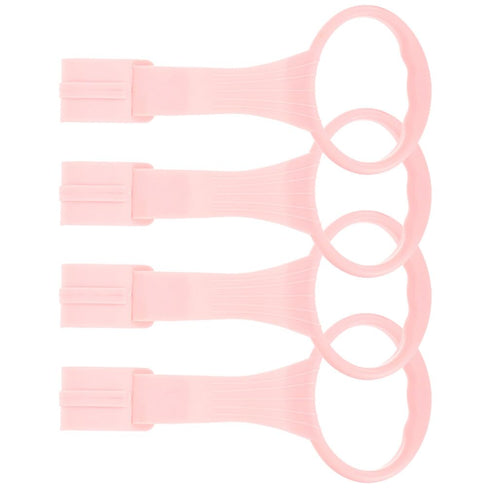 SAFIGLE Cribs 4pcs Baby Pull up Rings Baby Standing Walker Crib Tool Ring Baby Playpen Crib Hook Help Baby Stand Up Walking Training Tool for Newb...