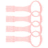 SAFIGLE Cribs 4pcs Baby Pull up Rings Baby Standing Walker Crib Tool Ring Baby Playpen Crib Hook Help Baby Stand Up Walking Training Tool for Newb...