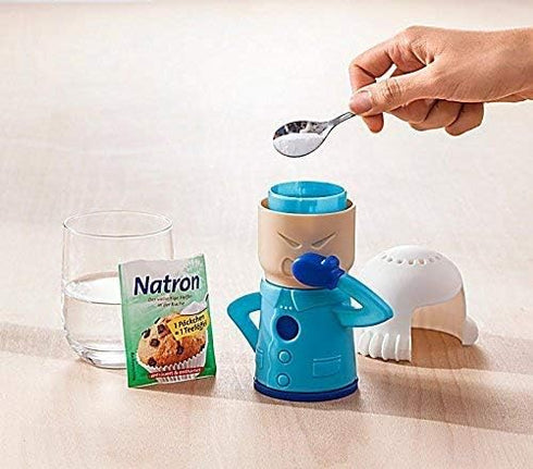 Chilly blue Mama Fridge Odor Absorber, Refrigerator Moisture Absorber & Freshener Holder,Add Baking Soda to Absorb Funky Odors in The Refrigerator...