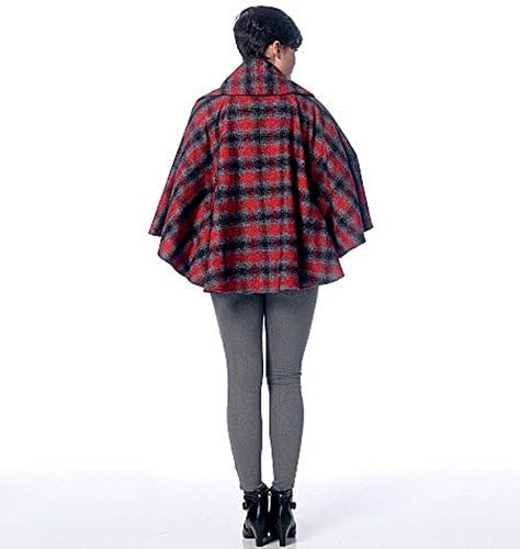 McCall's Pattern 7202, Misses Ponchos,Sizes (16-18) (20-22) (24-26), ZZ (LRG-XLG-XXL), Multi-Colour...