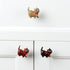 Wood Furniture Knobs Cat Shaped Brass Interior Drawer Knob Dresser Furniture Pulls Drawers Unfinished Cabinet Pulls Handles Hardware for Wardrobe ...