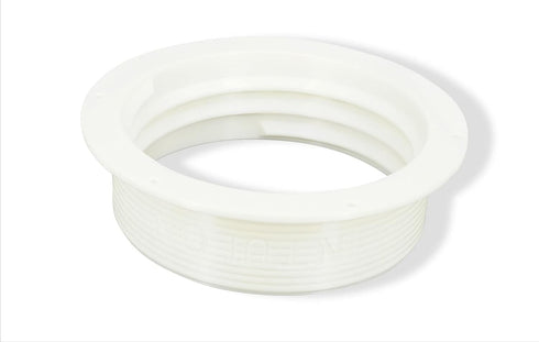 intulon 6-inch Tube Portable AC Air Conditioner/Fan Exhaust Plastic Hose Flange Wall Mount - Counter-Clockwise thread 6CCWMOUNT,Off White...