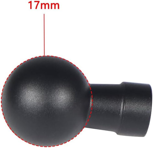 Aluminum 17MM Ball Head Mount 1/4" Screw Male/Female Adapter for Action Camera Phone Stand GPS Holder Bracket...