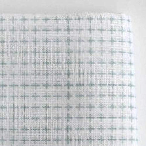 Sashiko Design Cloth - Pre-Printed Grid for Hitomezashi Sashiko, Furoshiki, Fukin - White...