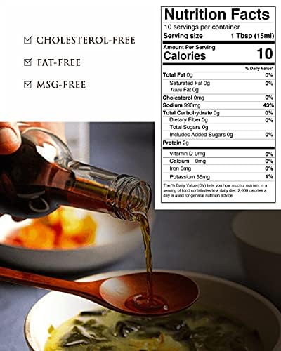 Wangshin Fish Sauce (5 fl oz/Aged 2 years) - Anchovy and Salt Fermented in a Korean Traditional Clay Pot...