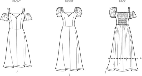 Simplicity Misses' Sweetheart Neckline Dress Sewing Pattern Packet, Design Code S9918, Sizes 12-14-16-18-20, Multicolor...