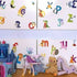 ABC Wall Decals - Alphabet Educational Animal Stickers - Classroom Decor - Playroom Decals for Wall - Animal Letters to Stick Kindergarden - Bedro...
